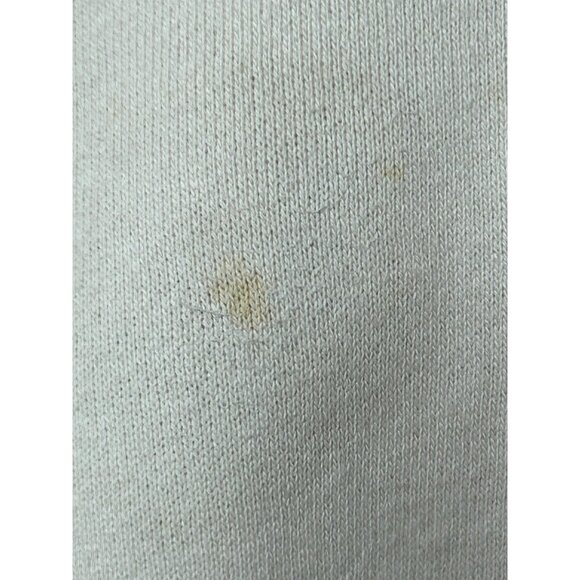 U.S. Polo Assn. Men’s Vtg  Hoodie Cream M Long Sleeve Embroidered Logo 2-Button - Picture 7 of 16